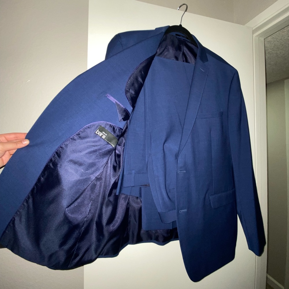 Slim fit! 2 piece men suit!